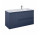 Szafka podumywalkowa Elita Split, 120cm, wersja prawa, 2 szuflady + kosz cargo, navy blue mat