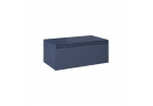 Komoda Elita Split Slim, 80cm, 1 szuflada, z blatem, navy blue mat