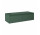 Komoda Elita Split Slim, 120cm, 2 szuflady, z blatem, forest green mat