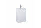Set szafka z umywalką Elita Qubo Plus, 40cm, 1 drzwiczki, biały