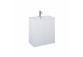 Set szafka z umywalką Elita Kido, 50cm, 2 drzwiczki, biały połysk