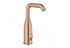 Elektroniczna bateria umywalkowa Grohe Essence E, wysokość 245mm, na podczerwień, z mieszaczem i regulowanym ogranicznikiem temperatury, brushed warm sunset