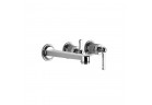 Bateria wannowa  Gessi Venti20, podtynkowa, wylewka 209mm, 2 wyjścia wody, chrom