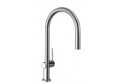 Bateria kuchenna Hansgrohe Talis M54, jednouchwytowa, wysokość 435mm, wyciągana wylewka, 2jet, sBox, chrom