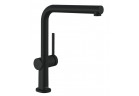 Bateria kuchenna Hansgrohe Talis M54, jednouchwytowa, wysokość 27 cm, 1jet, czarny mat