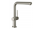 Bateria kuchenna Hansgrohe Talis M54, jednouchwytowa, wysokość 27 cm, 1jet, Stal Szlachetna Finish