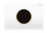 Elektroniczny zestaw uruchamiający WC Geberit Public Sigma 10, biały, pierścienie pozłacane