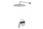 System natryskowy Vema Oten, podtynkowy, 1 wyjście wody, deszczownica 30cm, chrom