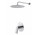 System natryskowy Vema Oten, podtynkowy, 1 wyjście wody, deszczownica 30cm, chrom
