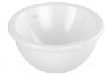 Umywalka wpuszczana w blat Villeroy & Boch Loop & Friends, 39cm, z przelewem, CeramicPlus, Weiss Alpin