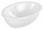 Umywalka wpuszczana w blat Villeroy & Boch Loop & Friends, 50,5x36cm, z przelewem, CeramicPlus, Weiss Alpin