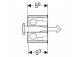 Zestaw zasilaczy Geberit 230 V / 12 V / 50 Hz, z przewodem zasilania napięciowego 1.8 m, do skrzynki przyłączeniowej 