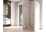Drzwi prysznicowe do wnęki Sanswiss Solino SOLF1, lewe, 90cm, profil srebrny