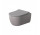 Miska WC wisząca Massi Molis Grey 54x36 cm z deską wolnoopadającą Slim Duro - szara