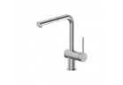 Bateria zlewozmywakowa Bruma jednouchwytowa z wyciąganą wylewką - Satin stainless steel