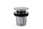 Odpływ umywalkowy Tres, click-clack, 63mm, 24-K - chrom