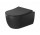 Miska WC wisząca Massi Molis black 36x54 cm z deską wolnoopadającą Slim - czarna