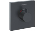 Bateria termostatyczna Hansgrohe ShowerSelect HighFlow, podtynkowa, element zewnętrzny, czarny mat