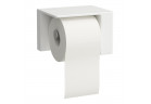 Wieszak na papier toaletowy 170 x 130 mm Saphirkeramk wersja lewa, biały