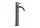 Bateria umywalkowa Gessi Trame, stojąca, wysokość 305mm, krótka wylewka,  korek automatyczny - Black Metal Brushed PVD