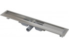 Odpływ liniowy podłogowy Alcaplast Professional Low, 850 mm z obramowaniem do rusztu pełnego