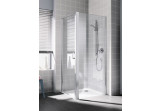 Ścianka prysznicowa Kermi Cada XS, 80cm, srebrny połysk