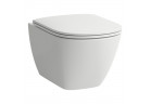 Zestaw miska wc Laufen Pro Lua wisząca, 36 x 52 cm, Rimless, wersja Advanced