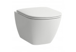 Miska WC Laufen Pro A wisząca, 36 x 53 cm, Rimless  z deską wolnoopadającą Slim - biała