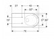 Geberit Selnova Premium miska WC wisząca Rimfree biała 