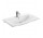 Umywalka meblowa Geberit Selnova Square, prostokątna 80x48 cm, z przelewem, z otworem na baterię - biały