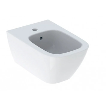 Geberit Smyle Square Bidet wiszący, B35cm, H26cm, T54 cm, z przelewem, z otworem na baterię