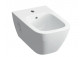 Geberit Selnova Square Bidet wiszący, B35cm, H26cm, T54cm, częściowo ukryte mocowania, z przelewem, z otworem na baterię