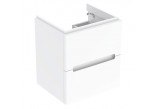 Geberit Modo Szafka pod umywalkę kompaktową, 49x55x39.5cm, z dwoma szufladami, biały