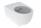 Geberit Selnova Wisząca miska WC, Lejowa, 35.5x53cm, podwyższona, ukryte mocowania, Rimfree