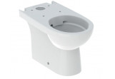 Geberit Selnova Stojąca miska WC do spłuczki nasadzanej, lejowa, 35.5x66cm, częściowo ukryte mocowania, odpływ uniwersalny, Rimfree