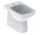 Geberit Selnova Square Bidet stojący przylegający do ściany, 35x53cm, częściowo ukryte mocowania, z przelewem, z otworem na baterię