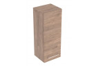 Geberit Selnova Square Szafka boczna, 33x85x29.7cm, z jednymi drzwiami, orzech włoski hickory