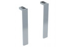Geberit Selnova Square Zestaw nóg, dwie sztuki, 20.2cm, chrom błyszczący