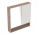 Geberit Selnova Square Szafka z lustrem, 58.8x85x17.5cm, z dwojgiem drzwi, orzech włoski hickory