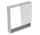 Geberit Selnova Square Szafka z lustrem, 58.8x85x17.5cm, z dwojgiem drzwi, orzech włoski hickory jasny