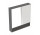 Geberit Selnova Square Szafka z lustrem, 78.8x85x17.5cm, z dwojgiem drzwi, lava