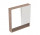 Geberit Selnova Square Szafka z lustrem, 78.8x85x17.5cm, z dwojgiem drzwi, orzech włoski hickory