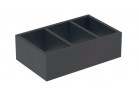 Geberit Smyle Square Wkład do szuflady, podział w kształcie litery H, do szuflady dolnej, 32.3x9.8x20cm, lava