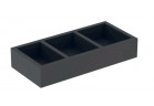 Geberit Smyle Square Wkład do szuflady, podział w kształcie litery H, do szuflady górnej, 32.3x5.9x15cm, lava