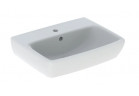 Geberit Selnova Square Umywalka kompaktowa, 50cm, z przelewem, z otworem na baterię
