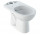 Geberit Selnova Stojąca miska WC do spłuczki nasadzanej, lejowa, 35.6x66.5cm, odpływ poziomy, Rimfree