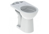 Geberit Selnova Comfort Stojąca miska WC do spłuczki nasadzanej, lejowa, 35.5x65.5cm, podwyższona, odpływ poziomy, Rimfree