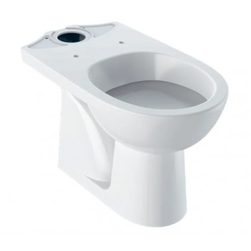 Geberit Selnova Stojąca miska WC do spłuczki nasadzanej, lejowa, B36cm, H39cm, T67cm, odpływ pionowy