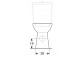 Geberit Selnova Comfort Stojąca miska WC do spłuczki nasadzanej, lejowa, 36x46x67cm, podwyższona, odpływ poziomy