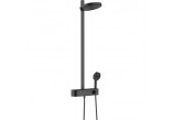 Komplet prysznicowy Hansgrohe Pulsify S 260 2jet z ShowerTablet Select 400, z deszczownicą okrągłą 26 cm - czarny mat